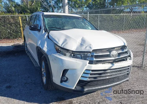 2019 Toyota Highlander Limited z USA, uszkodzony, nr VIN 5TDYZRFH3KS324764